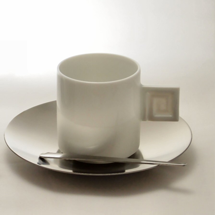 モノ エスプレッソ コーヒーカップ と ソーサーのペアセット　mono Espresso Coffee Cup & Saucer Pair Set